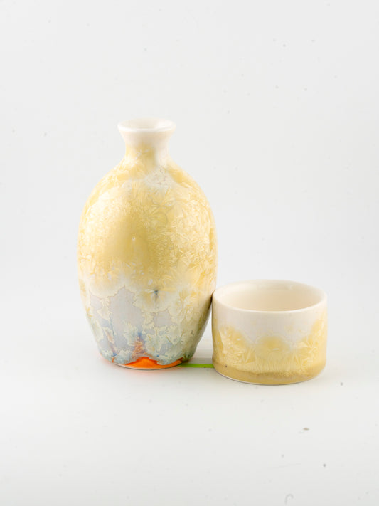 SECONDS_Sake Bottle -  Crystalline Glazed