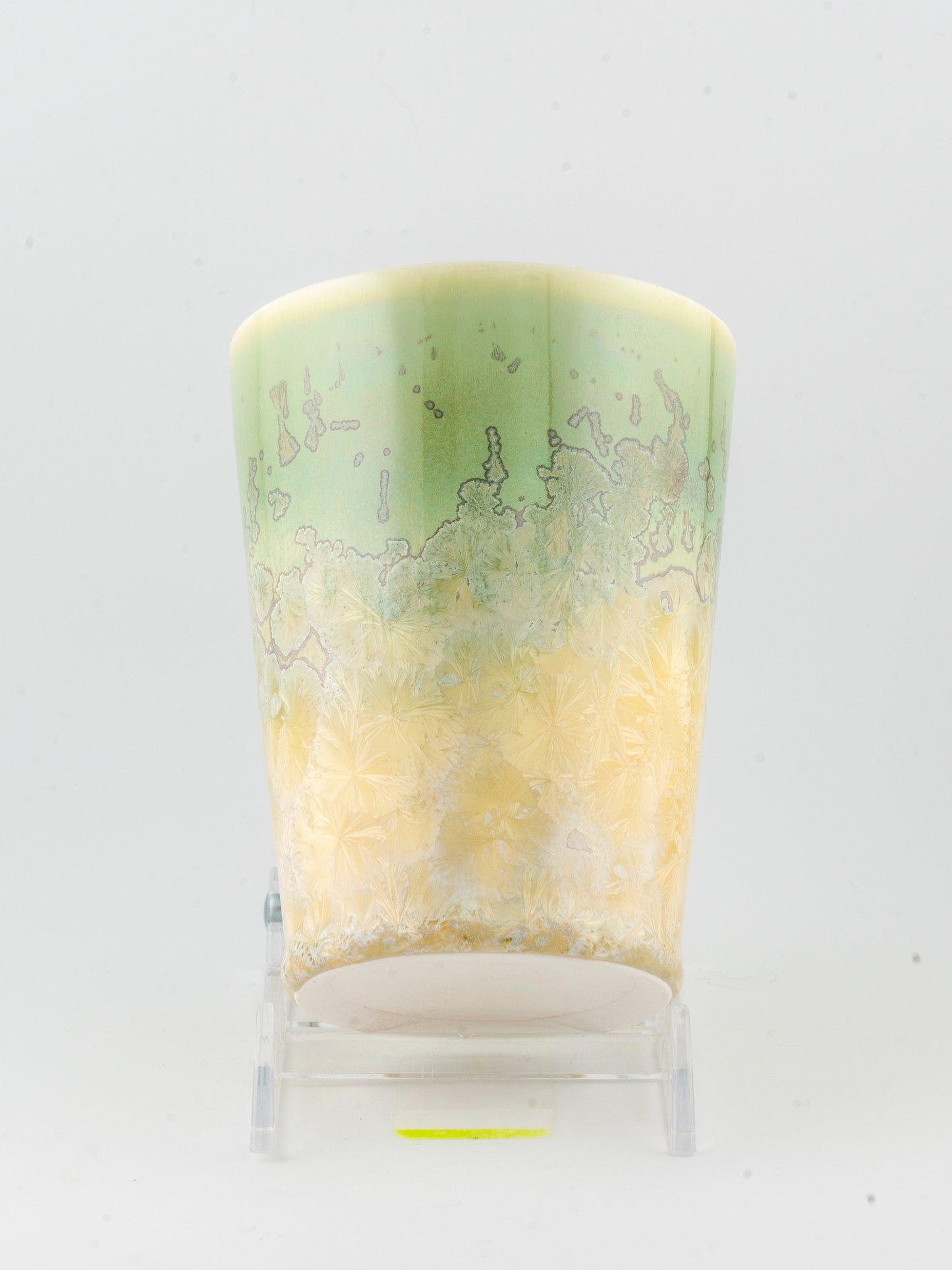 10oz Ceramic Tumbler - Crystalline Glazed Grass Field